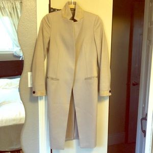All Saints wool beige coat
